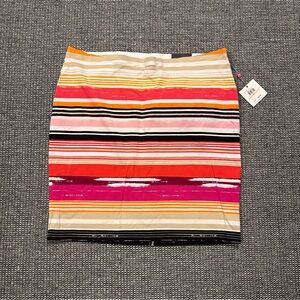 🆕 Rafaella Multicolor Striped Pencil Skirt